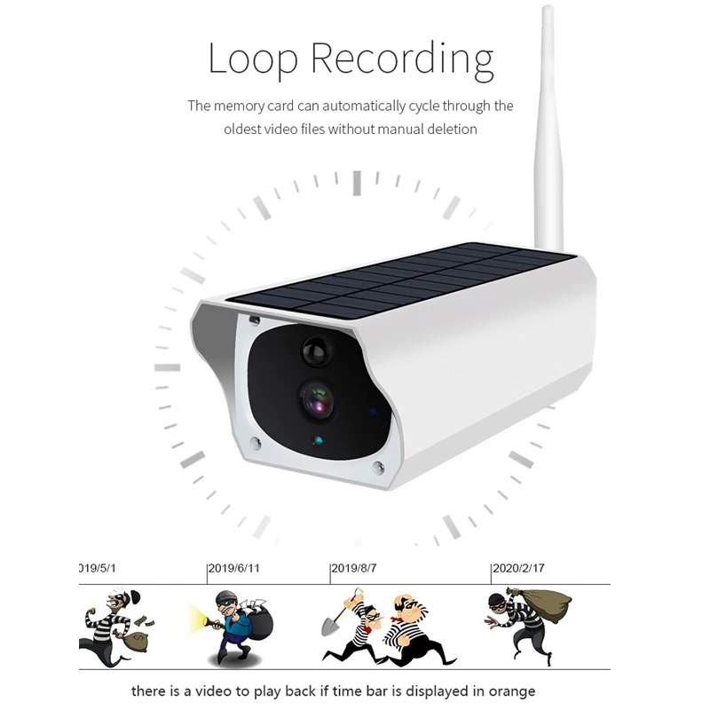 Solar Power Waterproof Outdoor IP Camera 1080P Wifi Wireless Security Camera Mobile Phone Remote Control PIR Motion CCTV Cameras
Solar Power Waterproof Outdoor IP Camera 1080P Wifi Wireless Security Camera Mobile Phone Remote Control PIR Motion CCTV Cameras