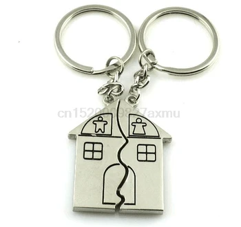 100Pair Couple I LOVE YOU Lovers Keychain Warm House Type Couple Key Chain Souvenirs Valentine's Day gift Built with Love Home
100Pair Couple I LOVE YOU Lovers Keychain Warm House Type Couple Key Chain Souvenirs Valentine's Day gift Built with Love Home