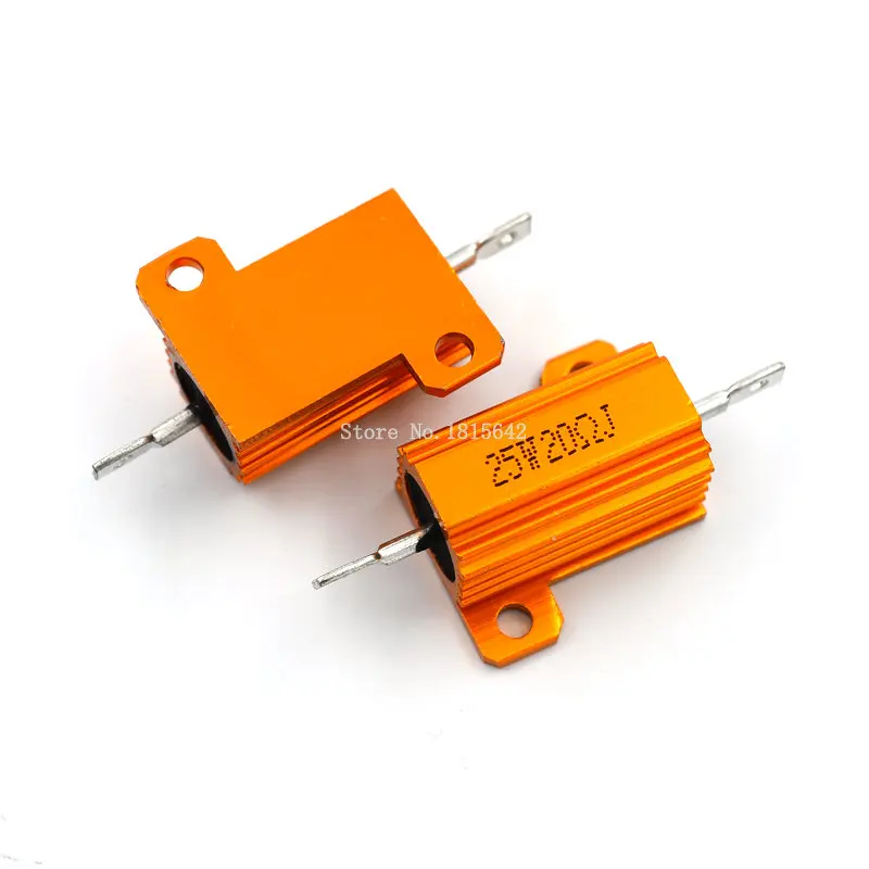 RX24 25W 20R 20RJ Power Metal Shell Aluminium Gold Resistor 25Watt 20 ohm Power Heatsink Resistance Golden Heat Sink Resistor
RX24 25W 20R 20RJ Power Metal Shell Aluminium Gold Resistor 25Watt 20 ohm Power Heatsink Resistance Golden Heat Sink Resistor