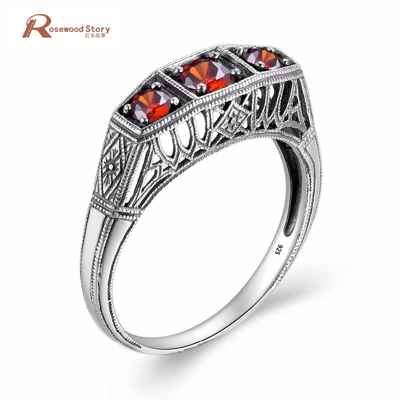 Fashion Vintage 925 Sterling Silver Garnet Stones Crystal Cocktail Rings For Women Evening Party Jewelry Accessories Lover Gift
Fashion Vintage 925 Sterling Silver Garnet Stones Crystal Cocktail Rings For Women Evening Party Jewelry Accessories Lover Gift