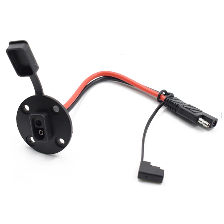 30A Weatherproof SAE Socket Sidewall Port, SAE Quick Connect Solar Panel Mount for Motorcycle Generator Battery Charger ect
30A Weatherproof SAE Socket Sidewall Port, SAE Quick Connect Solar Panel Mount for Motorcycle Generator Battery Charger ect