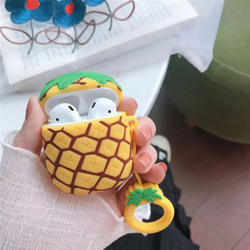 Fashion Cute Pineapple Soft Silicone Protective Cover Shockproof Case Skin for Airpods 1/2 Charging Box
Fashion Cute Pineapple Soft Silicone Protective Cover Shockproof Case Skin for Airpods 1/2 Charging Box