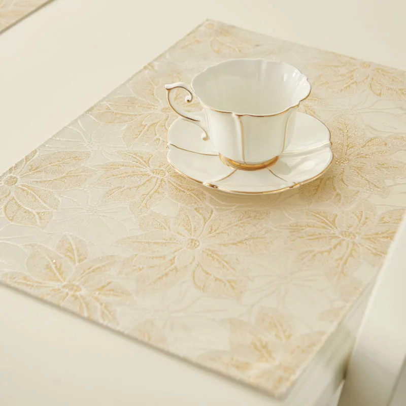 Chrismax placemat fabic placmat American country insulating mat Plant flower design bone plate mat customized 4 pieces
Chrismax placemat fabic placmat American country insulating mat Plant flower design bone plate mat customized 4 pieces