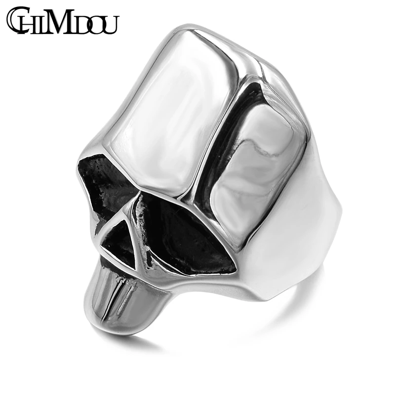 CHIMDOU Retro Punk Skull Ring Polished Stainless Steel Ring Men Biker Motorcycle Jewelry Wholesale,AR401
CHIMDOU Retro Punk Skull Ring Polished Stainless Steel Ring Men Biker Motorcycle Jewelry Wholesale,AR401