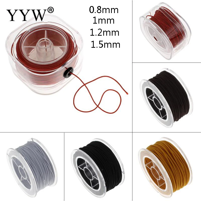 20Yard Elastic Thread Cord DIY Beading Stretch Cord Elastic Line, Round Beading Wire/String Jewelry Making 0.8 1 1.2 1.5 mm
20Yard Elastic Thread Cord DIY Beading Stretch Cord Elastic Line, Round Beading Wire/String Jewelry Making 0.8 1 1.2 1.5 mm