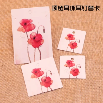 Wholesale 100pcs/lot White Paper Earrings Card Cute Jewelry Necklace Card Favor Earring Ear Studs Display Packaging Cards Tags
Wholesale 100pcs/lot White Paper Earrings Card Cute Jewelry Necklace Card Favor Earring Ear Studs Display Packaging Cards Tags
