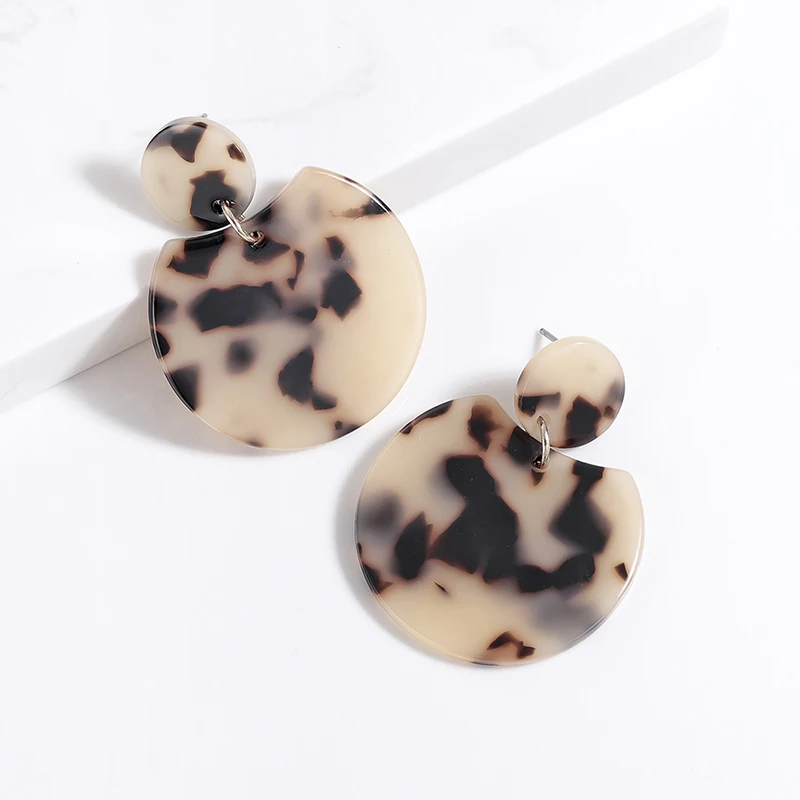 Big Round Circle Leopard Print Rectangle Statement Dangle Earrings Women Resin Acetate Earrings pendientes oorbellen hangers
Big Round Circle Leopard Print Rectangle Statement Dangle Earrings Women Resin Acetate Earrings pendientes oorbellen hangers