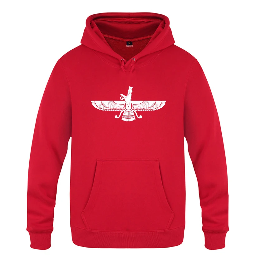 Farvahar Persia Symbol Persian Zoroastrian Sweatshirts Men 2018 Mens