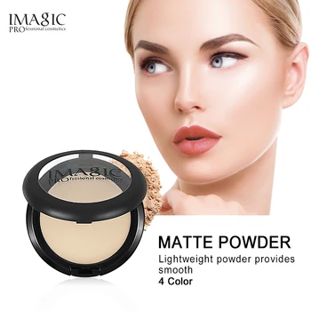 IMAGIC Natural Brand Face Base Pressed Powder Makeup Matte Shimmer Fix Palette Concealer Powder Nude Compact Cosmetics 
IMAGIC Natural Brand Face Base Pressed Powder Makeup Matte Shimmer Fix Palette Concealer Powder Nude Compact Cosmetics