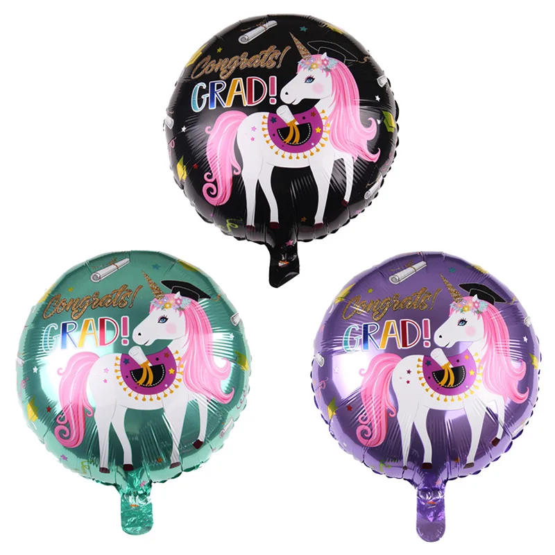 50PC 18-inch Graduation season unicorn balloon foil Helium balloons birthday unicorn party party decorations Supplies globos
50PC 18-inch Graduation season unicorn balloon foil Helium balloons birthday unicorn party party decorations Supplies globos