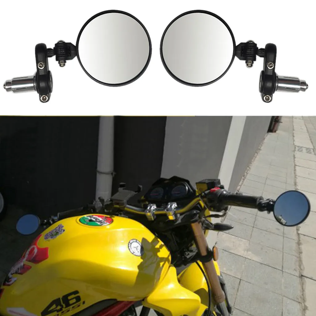 CARPRIE Universal Motorcycle Moto Black Racer Foldable Rearview Side View HANDLE BAR END Mirror For Bobber Cafe Racer
CARPRIE Universal Motorcycle Moto Black Racer Foldable Rearview Side View HANDLE BAR END Mirror For Bobber Cafe Racer