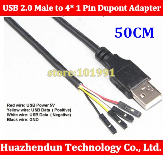 2pcs High Quality DIY 50CM USB 2.0 Male to 4 1 Pin Dupont Adapter Cable 24AWG Free shipping
2pcs High Quality DIY 50CM USB 2.0 Male to 4 1 Pin Dupont Adapter Cable 24AWG Free shipping