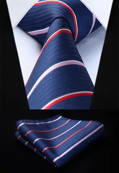 TS706V8S Navy Blue Stripe 3.4" Silk Tie set Party Wedding Woven Classic Men Tie Necktie Handkerchief Set
TS706V8S Navy Blue Stripe 3.4" Silk Tie set Party Wedding Woven Classic Men Tie Necktie Handkerchief Set