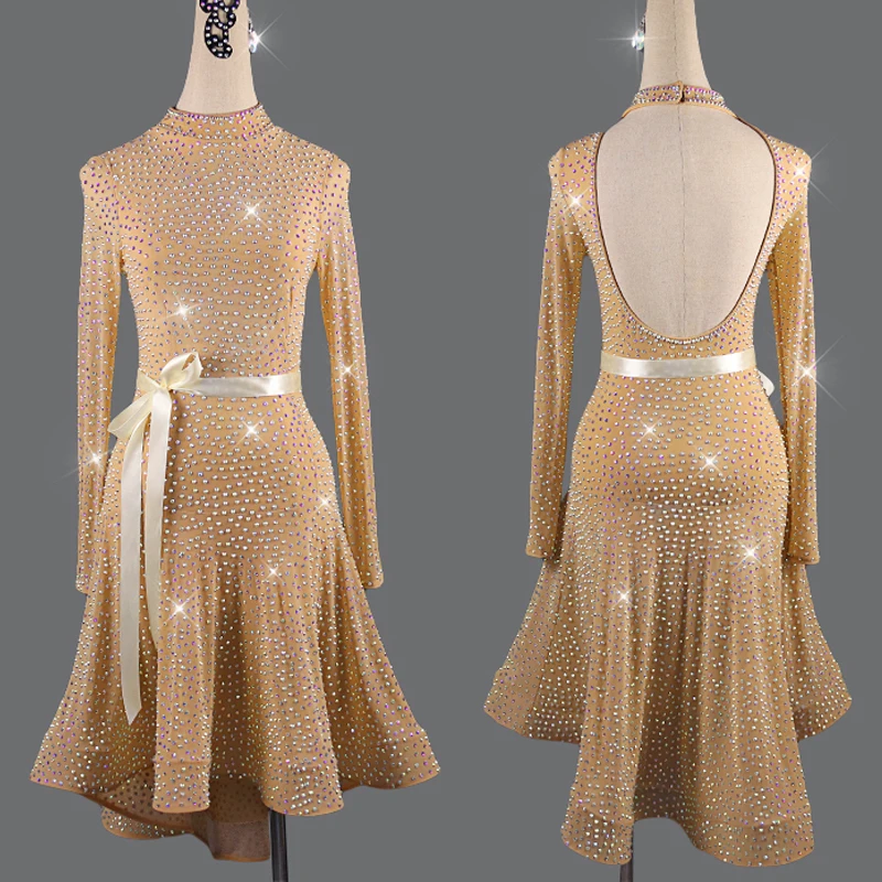 Beauty ! Sparkling Latin Dance Dress Women Full Rhinestone Dress Cha Cha Rumba Lady Performance Latin Competition Dresses VD400
Beauty ! Sparkling Latin Dance Dress Women Full Rhinestone Dress Cha Cha Rumba Lady Performance Latin Competition Dresses VD400
