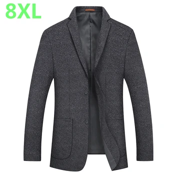 Autumn winter Large Size business coat add fertilizer increased Big Size male casual suit jacket loose fat 8XL fat male jacket
Autumn winter Large Size business coat add fertilizer increased Big Size male casual suit jacket loose fat 8XL fat male jacket