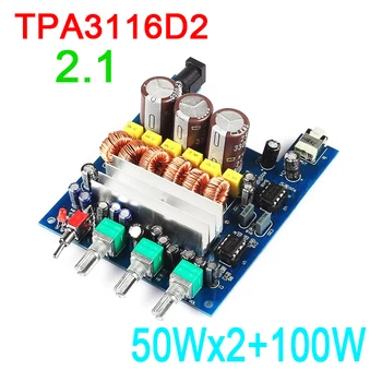 TPA3116D2 2.1 50Wx2+100W HIFI digital subwoofer amplifier AMP board 12v 24V CAR FOR DIY household speaker
TPA3116D2 2.1 50Wx2+100W HIFI digital subwoofer amplifier AMP board 12v 24V CAR FOR DIY household speaker