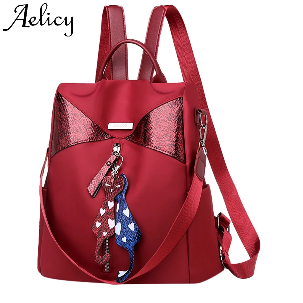 Aelicy Women's Fashion Backpack Waterproof Nylon Bag Anti-Theft Shoulder Bag Leisure Fashion High Quality Lady Phone Pocket
Aelicy Women's Fashion Backpack Waterproof Nylon Bag Anti-Theft Shoulder Bag Leisure Fashion High Quality Lady Phone Pocket