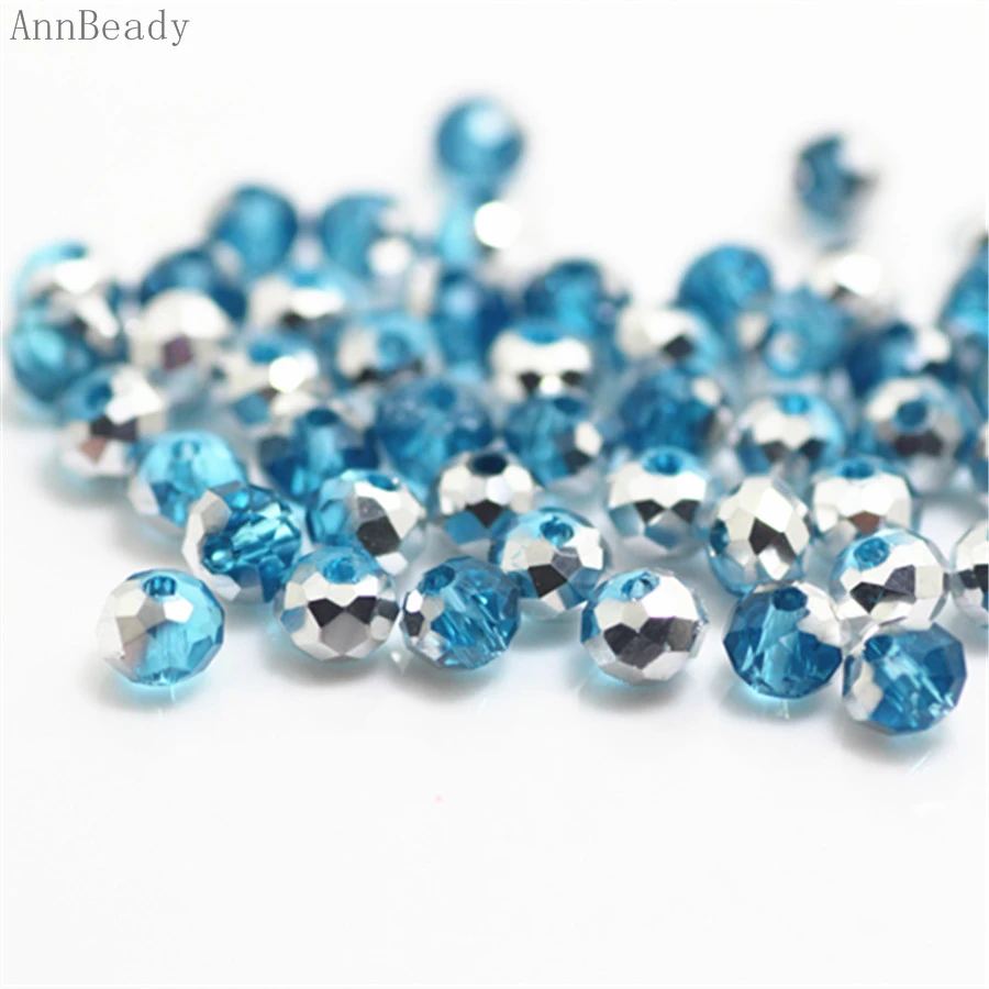 AnnBeady Lake blue silver Color 3*4mm 145pcs Rondelle Austria faceted Crystal Glass Beads Loose Spacer Beads For Jewelry Making
AnnBeady Lake blue silver Color 3*4mm 145pcs Rondelle Austria faceted Crystal Glass Beads Loose Spacer Beads For Jewelry Making