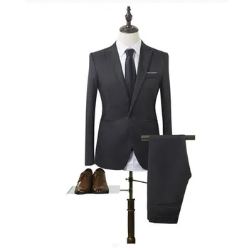 Customized men's suit two-piece suit (coat + pants) fashion slim groom wedding suit dress, exquisite workmanship, fashionable.
Customized men's suit two-piece suit (coat + pants) fashion slim groom wedding suit dress, exquisite workmanship, fashionable.