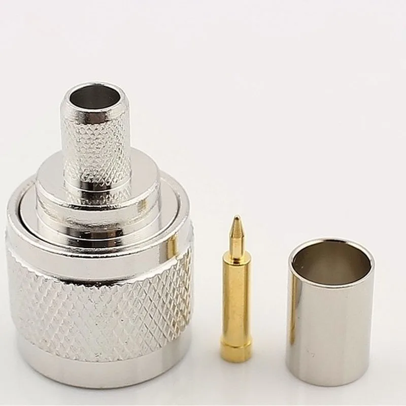 50pcs N-C-J3 N-type Male Crimp Connector For RG142 RG58 Cable Male Plug Straight Crimp RF Coaxial Connector
50pcs N-C-J3 N-type Male Crimp Connector For RG142 RG58 Cable Male Plug Straight Crimp RF Coaxial Connector