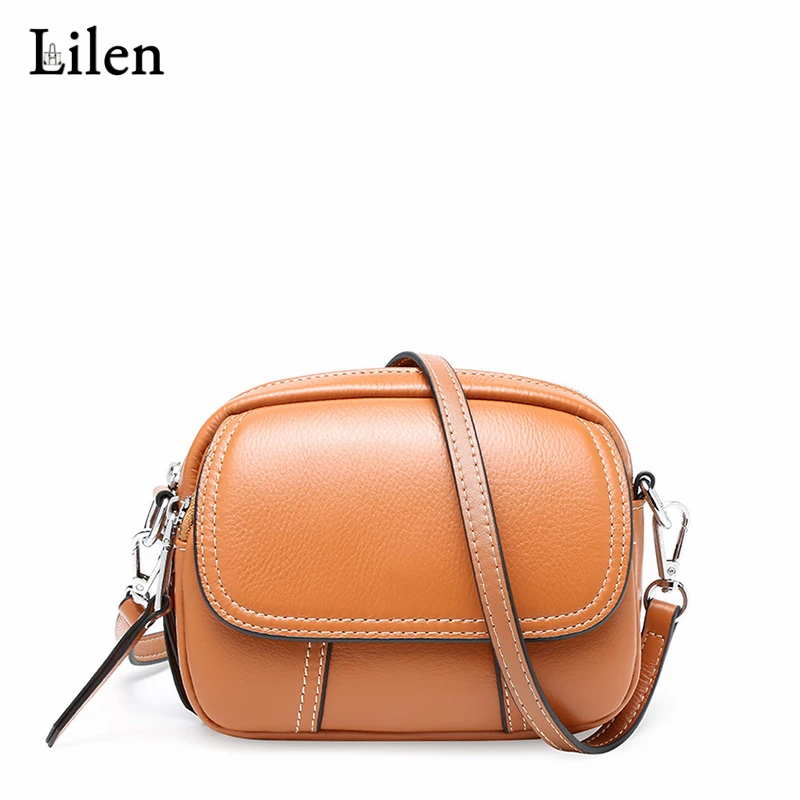 LILEN 2019 Summer Women Small Round Bag Soft Full-grain Leather Clutches Bags Shoulder Ladies Crossbody Bag
LILEN 2019 Summer Women Small Round Bag Soft Full-grain Leather Clutches Bags Shoulder Ladies Crossbody Bag