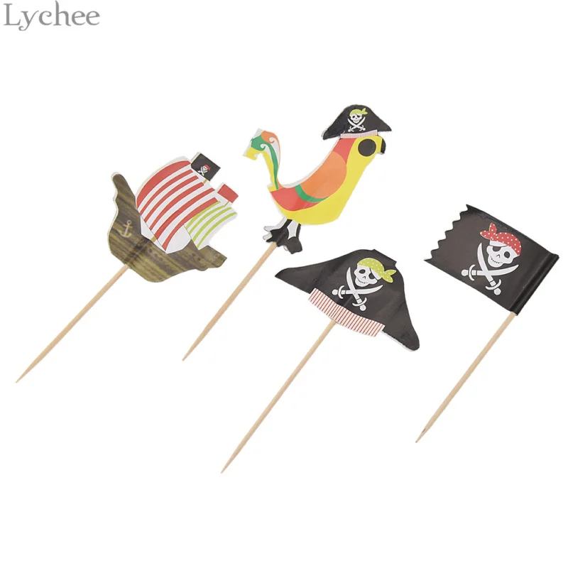 Lychee 40pcs/set Cartoon Pirate Captain Cake Toppers for Baby Shower Cake Topper Birthday Party Decoration Supplies
Lychee 40pcs/set Cartoon Pirate Captain Cake Toppers for Baby Shower Cake Topper Birthday Party Decoration Supplies