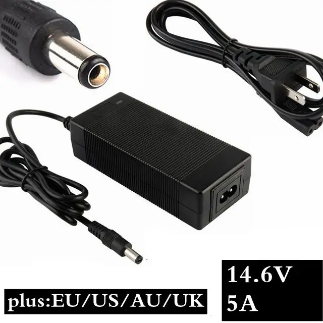 1Pcs 14.6V 5A LiFePO4 charger 4Series 12V 5A Lifepo4 battery charger 14.4V battery smart charger For 4S 12V LiFePO4 Battery
1Pcs 14.6V 5A LiFePO4 charger 4Series 12V 5A Lifepo4 battery charger 14.4V battery smart charger For 4S 12V LiFePO4 Battery