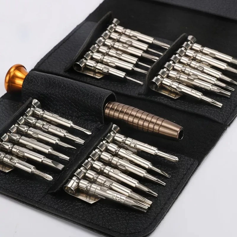 25pcs IN 1 combination screwdriver bits repair teardown tool set for mobile phone notebook glasses
25pcs IN 1 combination screwdriver bits repair teardown tool set for mobile phone notebook glasses