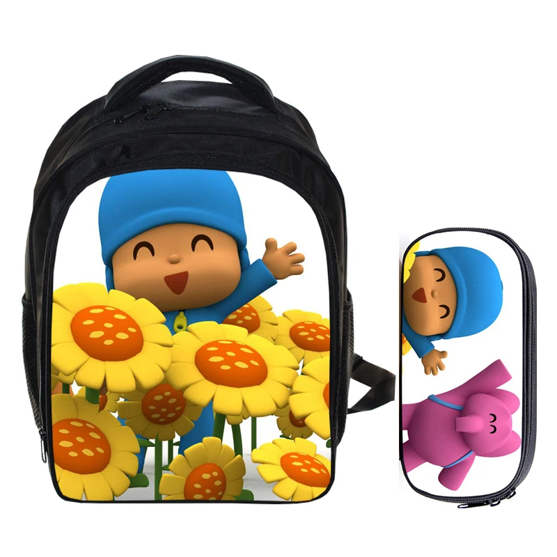 13 Inch Pocoyo Elly Pato Loula Backpack Boys Girls Daily Backpacks Kids Best Gift Kindergarten Backpack Pencil Bag Sets
13 Inch Pocoyo Elly Pato Loula Backpack Boys Girls Daily Backpacks Kids Best Gift Kindergarten Backpack Pencil Bag Sets