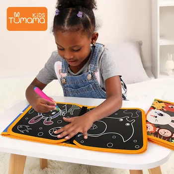 Tumama Cloth Books Portable Blackboard Book Can Repeatable Painting Educational Toys For Children Multifunction Montessori Toys
Tumama Cloth Books Portable Blackboard Book Can Repeatable Painting Educational Toys For Children Multifunction Montessori Toys