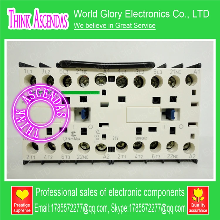 LP2K Series Contactor LP2K06004 LP2K06004ND 60V DC / LP2K06004FD 110V DC / LP2K06004GD 125V DC
LP2K Series Contactor LP2K06004 LP2K06004ND 60V DC / LP2K06004FD 110V DC / LP2K06004GD 125V DC