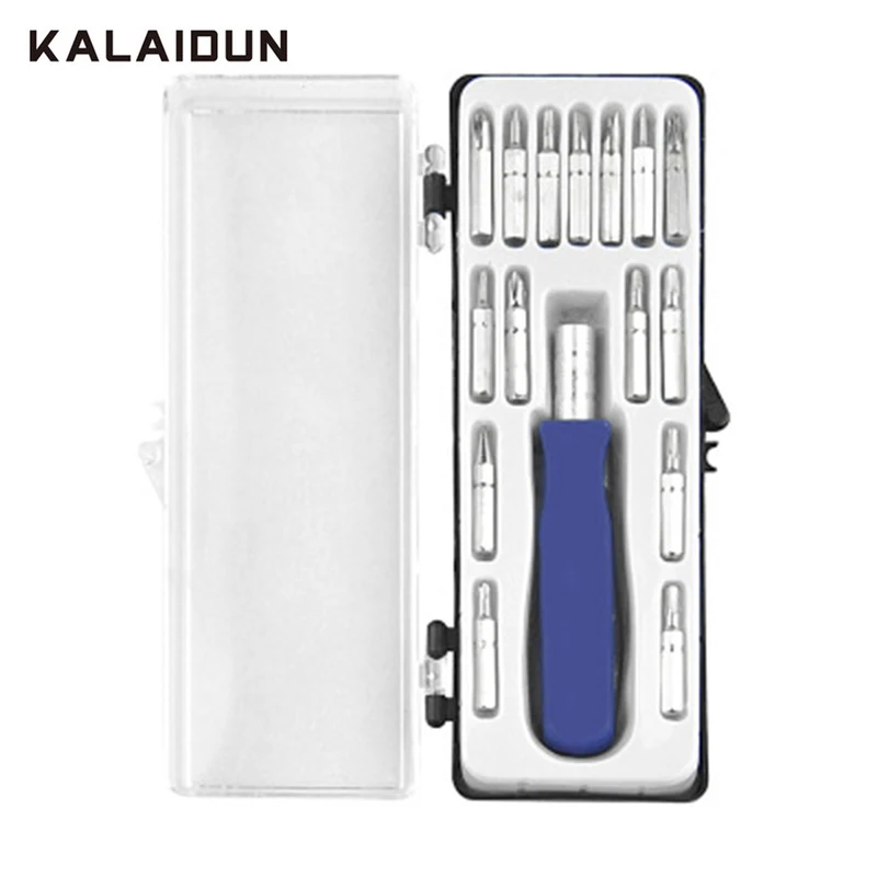 KALAIDUN Precision Screwdriver 16 in 1 Multi-function mini magnetic Bits Set Torx Star Phillips Magnetic Repair Phone iPad Tools
KALAIDUN Precision Screwdriver 16 in 1 Multi-function mini magnetic Bits Set Torx Star Phillips Magnetic Repair Phone iPad Tools