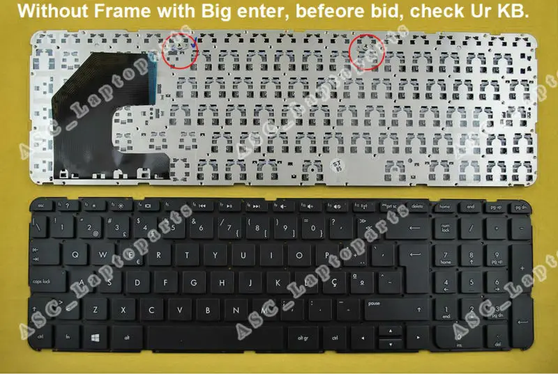 New PO Portuguese Teclado Keyboard For HP 15-b123nr 15-b140us 15-b142dx 15-b143cl 15-b001se Laptop Black Without Frame WIN8
New PO Portuguese Teclado Keyboard For HP 15-b123nr 15-b140us 15-b142dx 15-b143cl 15-b001se Laptop Black Without Frame WIN8