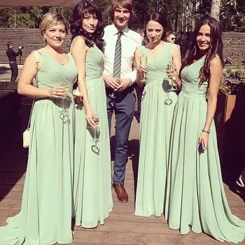 2019 Ruffles Empire Strapless Sweetheart Mint Train Long Chiffon Bridesmaid Dress Prom Formal Dress
2019 Ruffles Empire Strapless Sweetheart Mint Train Long Chiffon Bridesmaid Dress Prom Formal Dress