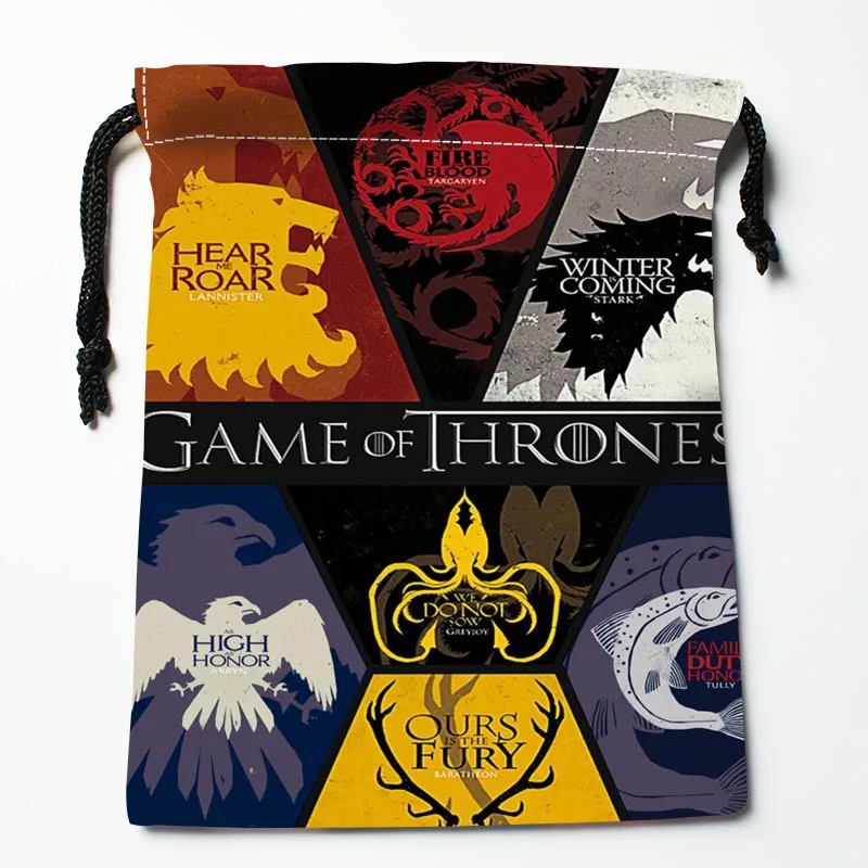 New Arrival Game of Thrones Television Drawstring Bags Custom Storage Printed Receive Bag Type Bags Storage Bags Size 18X22cm
New Arrival Game of Thrones Television Drawstring Bags Custom Storage Printed Receive Bag Type Bags Storage Bags Size 18X22cm