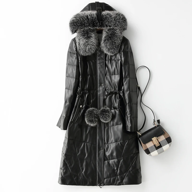 Fox Fur Collar Sheepskin Coat Real Genuine Leather Jacket Women Clothes 2019 Spring Autumn Korean Vintage Plus Size ZT2375
Fox Fur Collar Sheepskin Coat Real Genuine Leather Jacket Women Clothes 2019 Spring Autumn Korean Vintage Plus Size ZT2375