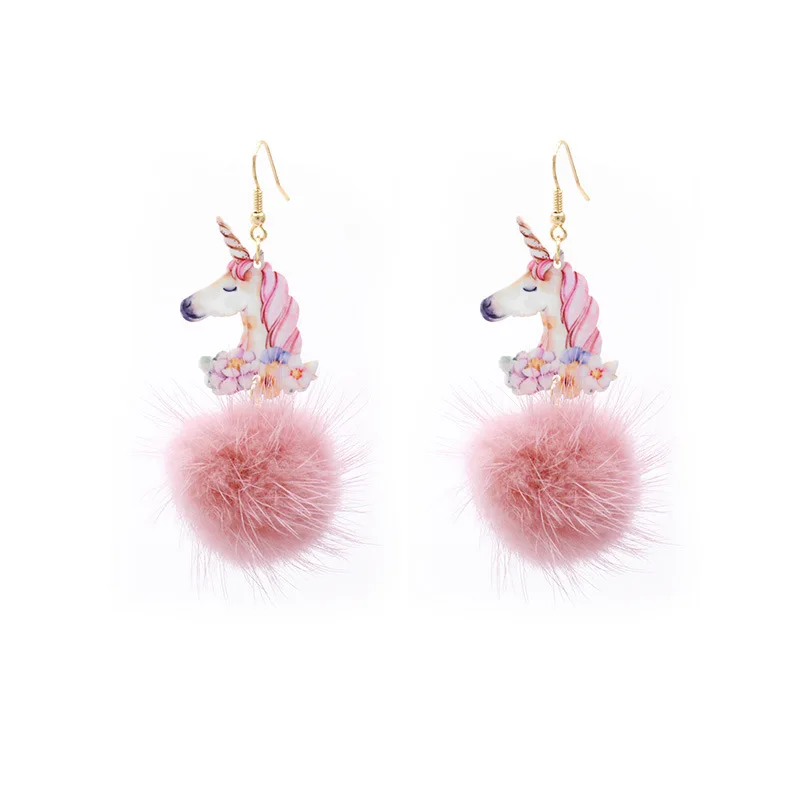 Cute Pink Acrylic Earrings 2019 Drop Dangle Earrings for Women Long Korean Pom Pom Fur Earrings Jewelry Pendientes Mujer
Cute Pink Acrylic Earrings 2019 Drop Dangle Earrings for Women Long Korean Pom Pom Fur Earrings Jewelry Pendientes Mujer