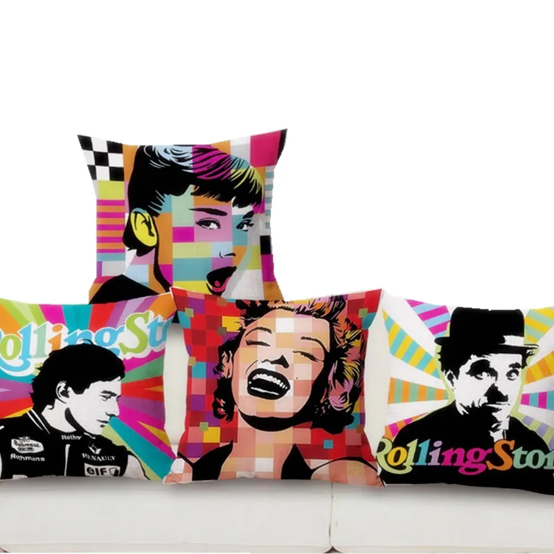 Audrey Hepburn Marilyn Monroe Pillow Cover Home Decor Cushion Cover Linen Cotton Throw Pillow Cushion Pillowcase Pillowsham 17"
Audrey Hepburn Marilyn Monroe Pillow Cover Home Decor Cushion Cover Linen Cotton Throw Pillow Cushion Pillowcase Pillowsham 17"