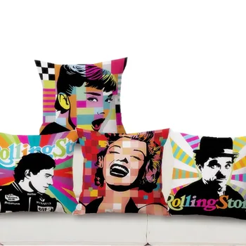 Audrey Hepburn Marilyn Monroe Pillow Cover Home Decor Cushion Cover Linen Cotton Throw Pillow Cushion Pillowcase Pillowsham 17"
Audrey Hepburn Marilyn Monroe Pillow Cover Home Decor Cushion Cover Linen Cotton Throw Pillow Cushion Pillowcase Pillowsham 17"