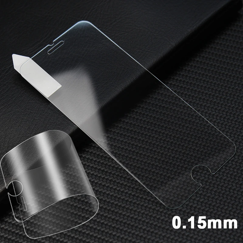 

0.15mm Ultra-thin 2.5D Film For iPhone X 8 8P 7 7P 6 6P 6S 6SP Transparent Explosion-proof Tempered Glass screen protector