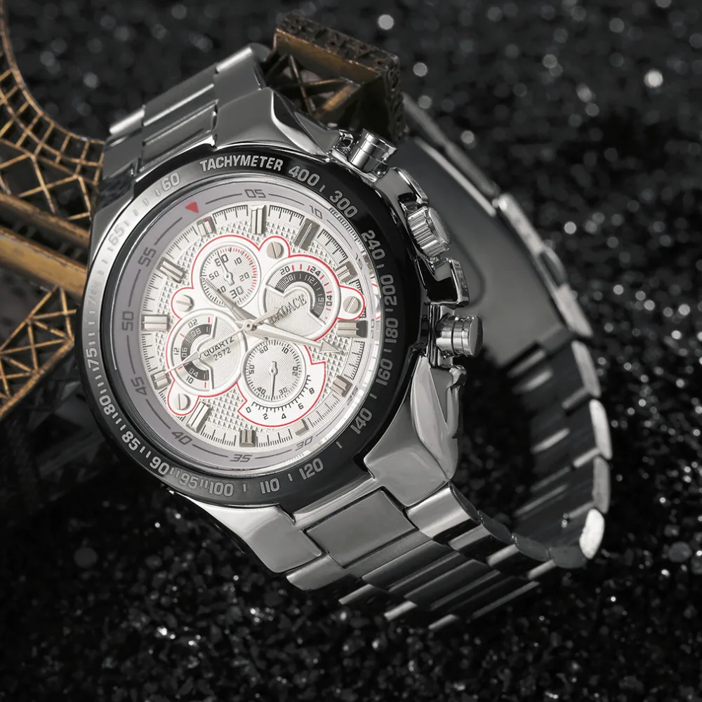 Men's Fashion Luxury watches Durable Stainless Steel Big Dial Analog Quartz Wrist Watch Big Round Shape Case relogio
Men's Fashion Luxury watches Durable Stainless Steel Big Dial Analog Quartz Wrist Watch Big Round Shape Case relogio