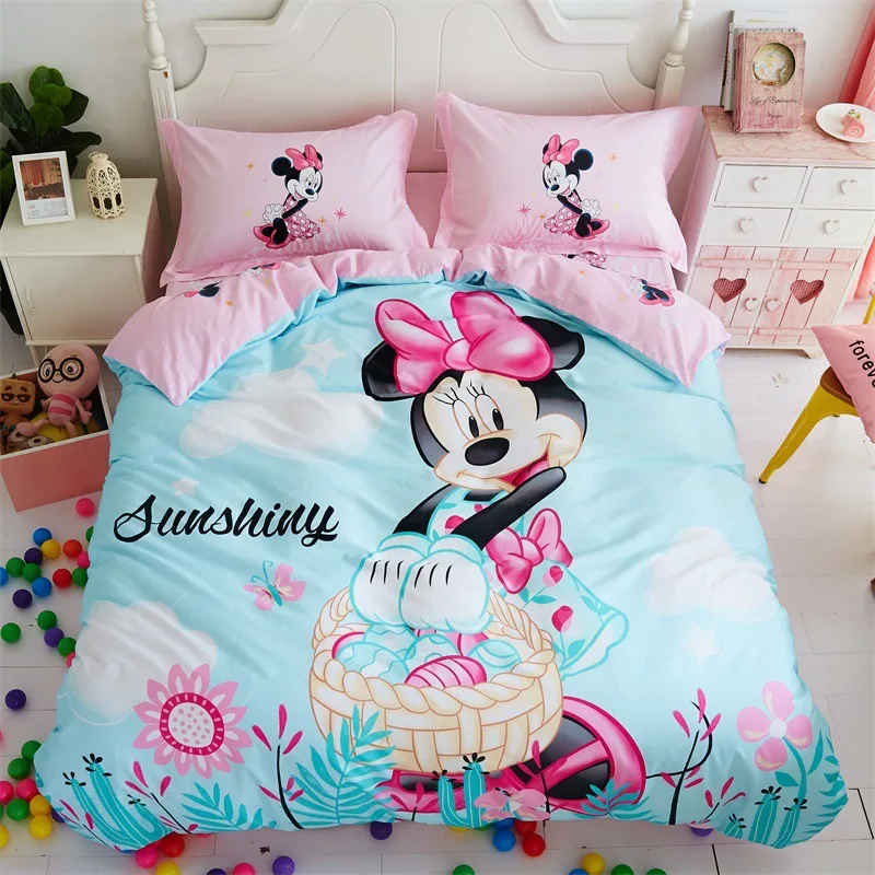 Disney brand romantic wedding minnie mouse bedding set twin size bed quilt covers for girls bedroom decor pink cotton full queen
Disney brand romantic wedding minnie mouse bedding set twin size bed quilt covers for girls bedroom decor pink cotton full queen