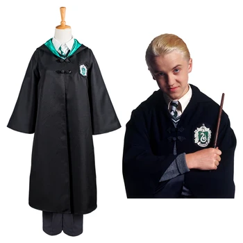 New Novel Slytherin School Uniform Draco Malfoy Cosplay Costume For Child Haloowenn Carnival Costumes Christmas Full Set
New Novel Slytherin School Uniform Draco Malfoy Cosplay Costume For Child Haloowenn Carnival Costumes Christmas Full Set