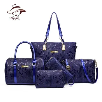 Luxury Famous Brands Designer 5PC/Set Composite Bags Women Messenger Bags Ladies PU Leather Handbag Fashion Female Shoulder Tote
Luxury Famous Brands Designer 5PC/Set Composite Bags Women Messenger Bags Ladies PU Leather Handbag Fashion Female Shoulder Tote