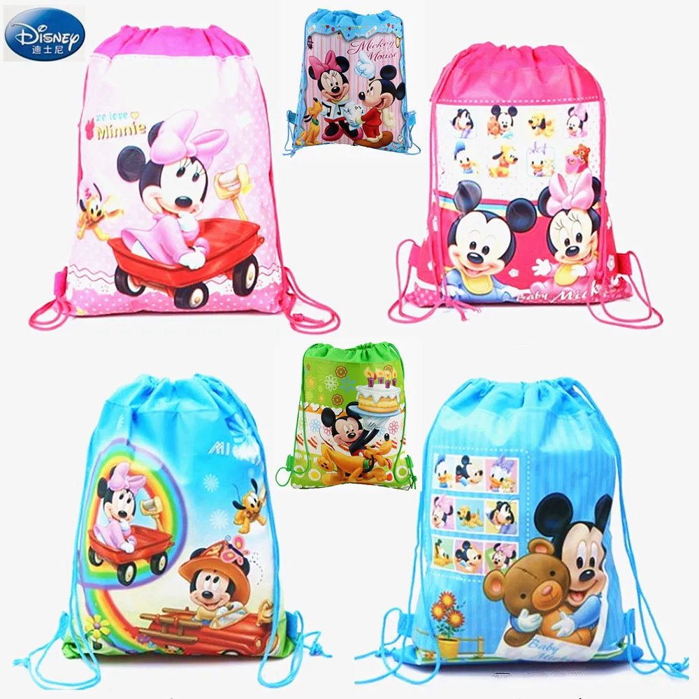24pcs happy birthday kids Minnie Mickey mouse cartoon Drawstring Gifts Bag Non-woven Fabric party decoration Backpack bag
24pcs happy birthday kids Minnie Mickey mouse cartoon Drawstring Gifts Bag Non-woven Fabric party decoration Backpack bag