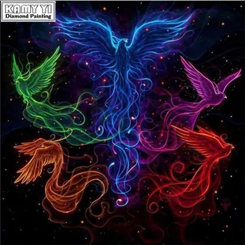 KAMY YI 5D DIY Diamond Painting Embroidery Colored phoenix Full Square / Round Diamond Mosaic Diamond Painting Decoration YY
KAMY YI 5D DIY Diamond Painting Embroidery Colored phoenix Full Square / Round Diamond Mosaic Diamond Painting Decoration YY