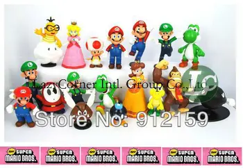 High Quality 18 Pcs/Set Super Mario Bros PVC Action Figures 1~2.5" Model Toy Kids Gift Super Cool
High Quality 18 Pcs/Set Super Mario Bros PVC Action Figures 1~2.5" Model Toy Kids Gift Super Cool