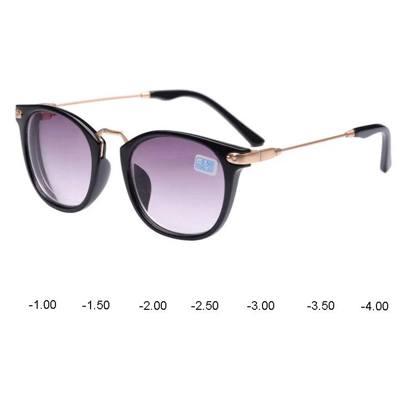 Good quality Myopia Sunglasses Finished Men Women Myopia Eyeglasses Frame with color lens Sun glasses Myopia Eyewear -1.0 -1.5
Good quality Myopia Sunglasses Finished Men Women Myopia Eyeglasses Frame with color lens Sun glasses Myopia Eyewear -1.0 -1.5