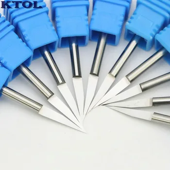 3.175x0.1mm 15degree V Shape Carbide Engraving Bits Set, Wood Engraving Bit,Flat Bottom Cutter PCB Router Tools for CNC Carving
3.175x0.1mm 15degree V Shape Carbide Engraving Bits Set, Wood Engraving Bit,Flat Bottom Cutter PCB Router Tools for CNC Carving