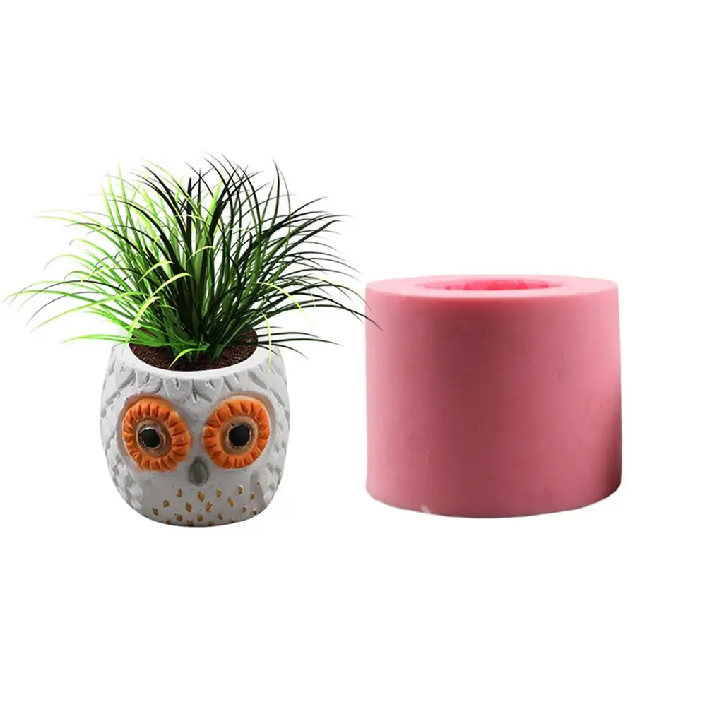 3D Cartoon Owl Pattern Cement Vase Molds Silica Gel Home Decoration Craft DIY Heat-resistant Animals Flower Pots Concrete Moulds
3D Cartoon Owl Pattern Cement Vase Molds Silica Gel Home Decoration Craft DIY Heat-resistant Animals Flower Pots Concrete Moulds